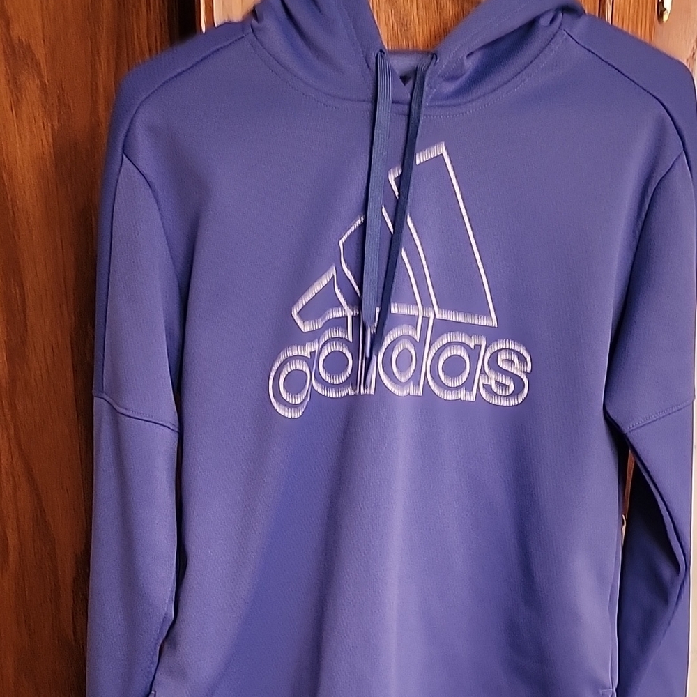 Adidas Lavender Pullover Hoodie - Picture 14 of 15